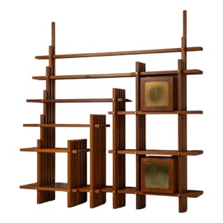Italian Bookcase by Fabrizio Mangoni, 1969 For Sale