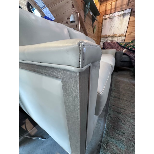 2020s Hancock and Moore Creamy Soft Leather Sofa For Sale - Image 5 of 12