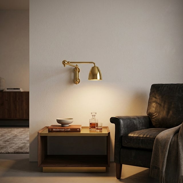 Elegant, minimalist design that fits seamlessly into both modern and classic interiors. Crafted from solid brass, this...