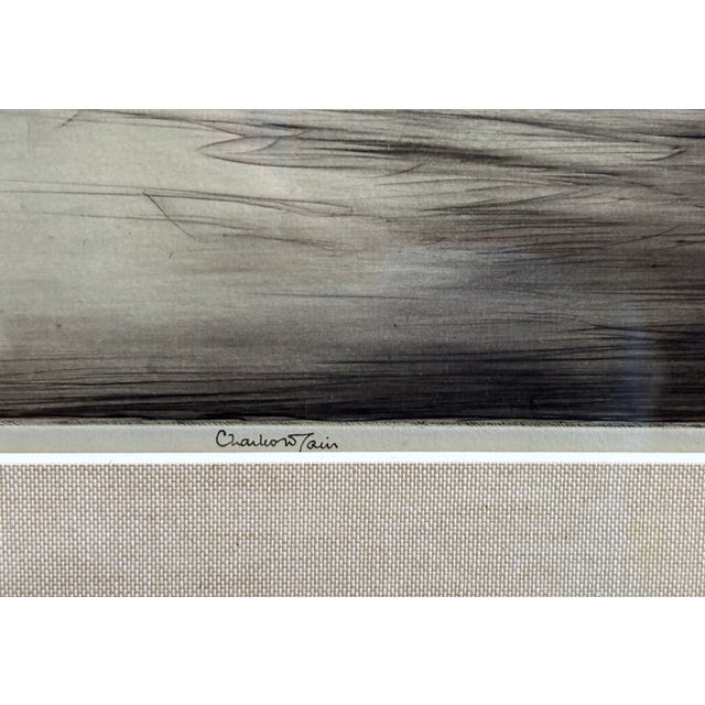 Charles William Cain, Orientalist - Tigris Night (Ezra's Tomb), Ca 1935- Free Shipping For Sale - Image 9 of 13