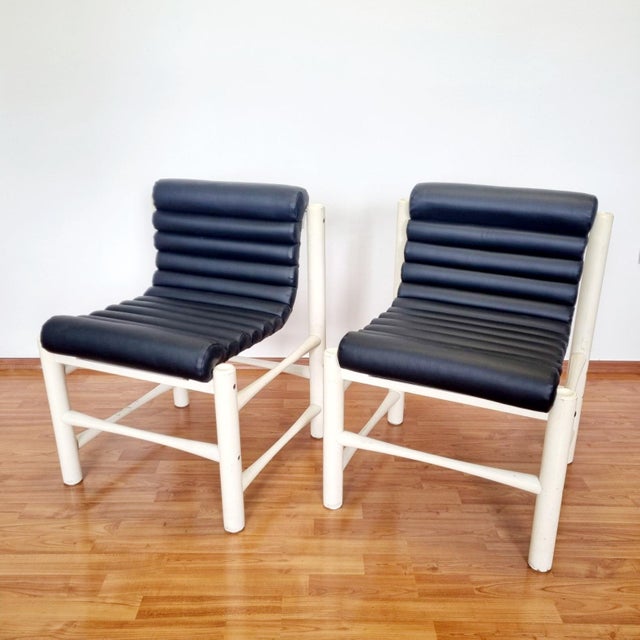 1970s Italian Modern Chairs, Italy, 1970s, Set of 2 For Sale - Image 5 of 14