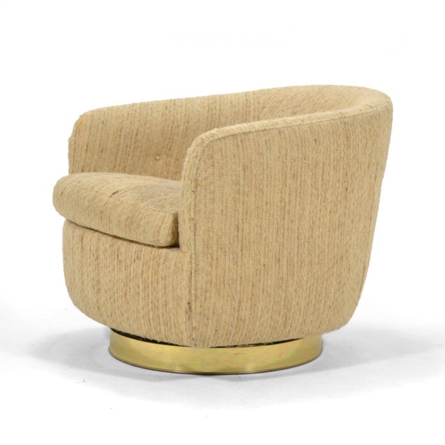 Mid 20th Century Milo Baughman Barrel Back Lounge Chair by Thayer Coggin For Sale - Image 5 of 9