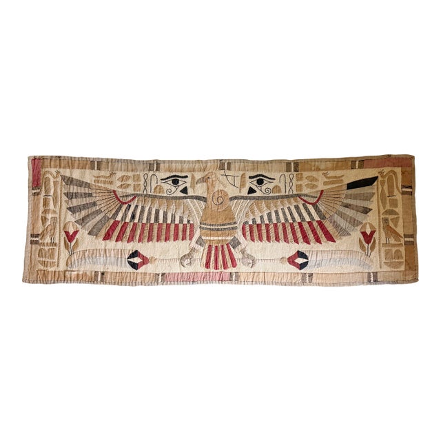 1920s Egyptian Revival Khayamiya Textile Wall Hanging For Sale