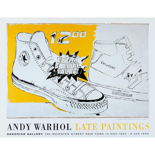 Converse Poster after Andy Warhol For Sale