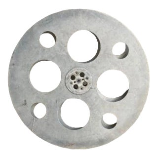 1940s XL Goldberg Aluminum Movie Reel, Denver For Sale