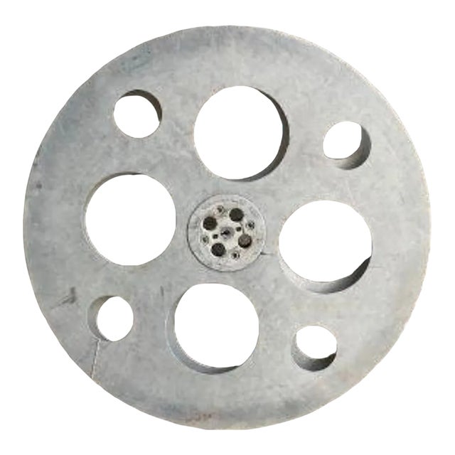 1940s XL Goldberg Aluminum Movie Reel, Denver For Sale