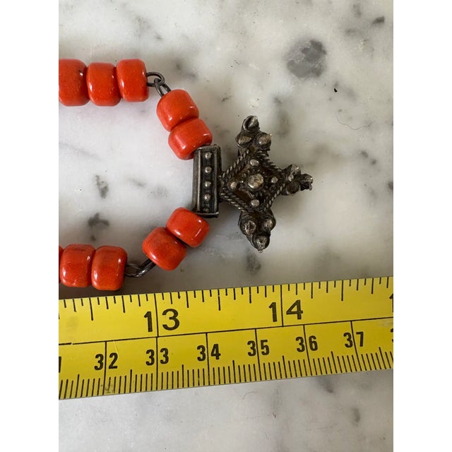 Antique Mauritanian Berber Necklace For Sale - Image 4 of 4