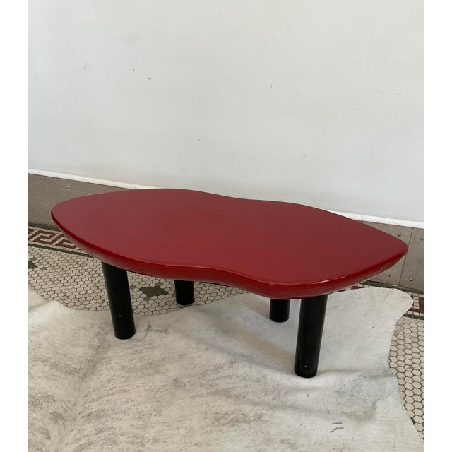 1980s Postmodern Jay Spectre Joan Crawford "Red Lips" Lacquered Coffee Table - Century Furniture For Sale - Image 16 of 17