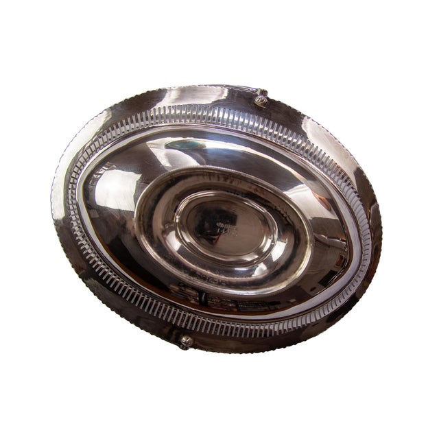 Art Deco Early 20th Century Roberts & Belk Silverplate Hollowware Basket For Sale - Image 3 of 4