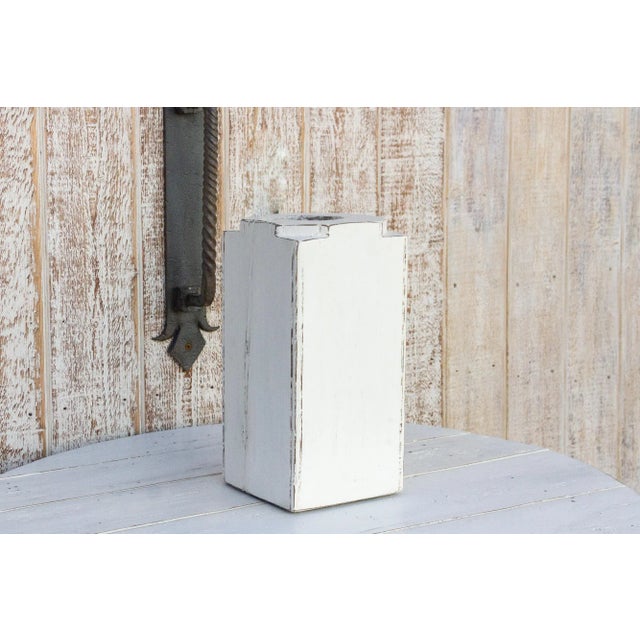 19th Century Reeded Column Candle Holder For Sale - Image 4 of 9