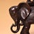 Metal Antique Chinese Solid Copper "Feng Hou Bai Xiang" Monkey on Elephant Figurine - Auspicious Scholar Official Symbol, Heavy Bronze Sculpture For Sale - Image 7 of 9