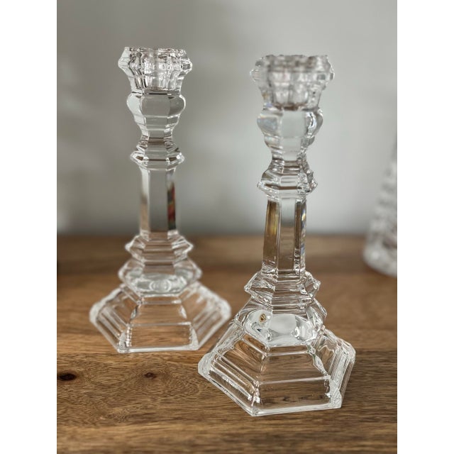 American Vintage Tiffany & Co. Traditional Candlestick Holders-Set of Deux For Sale - Image 3 of 10