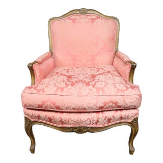 Louis XV Fruitwood Bergere For Sale