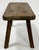 Wood Primitive Style Handmade Wood Stool For Sale - Image 7 of 8