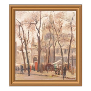 Early 20th Century Urban Rhapsody, Alexander Deonne For Sale