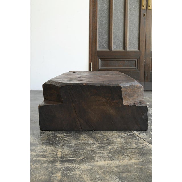 Antique Old Japanese Wooden Low Table / 20th Century / Display Stand/ Ta141 For Sale - Image 14 of 18