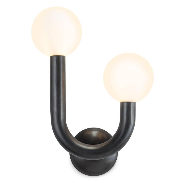 Metal Regina Andrew Happy Steel Sconce Right Side, Oil Rubbed Bronze For Sale - Image 7 of 7