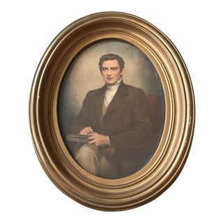 Antique Framed Portrait of a Gentleman For Sale