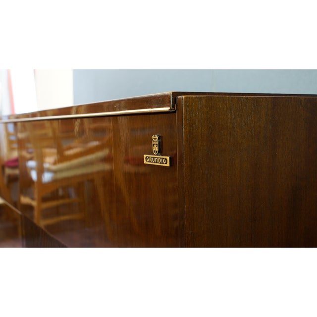Mid-Century Tube Radio Music Cabinet from Grundig, 1960s For Sale - Image 11 of 13