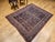 Textile 19th Century Afshar Tribal Rug, Handwoven Wool, All-Over Geometric Pattern, Navy & Blue, 5x6 For Sale - Image 7 of 18