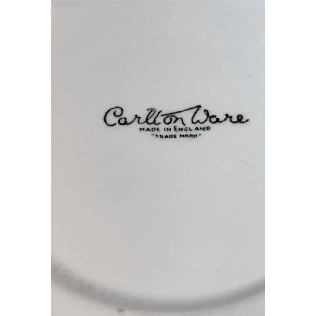 1940s Carlton Ware Pink Demitasse Set With Gold Gilt Trim- 11 Pieces For Sale - Image 9 of 15