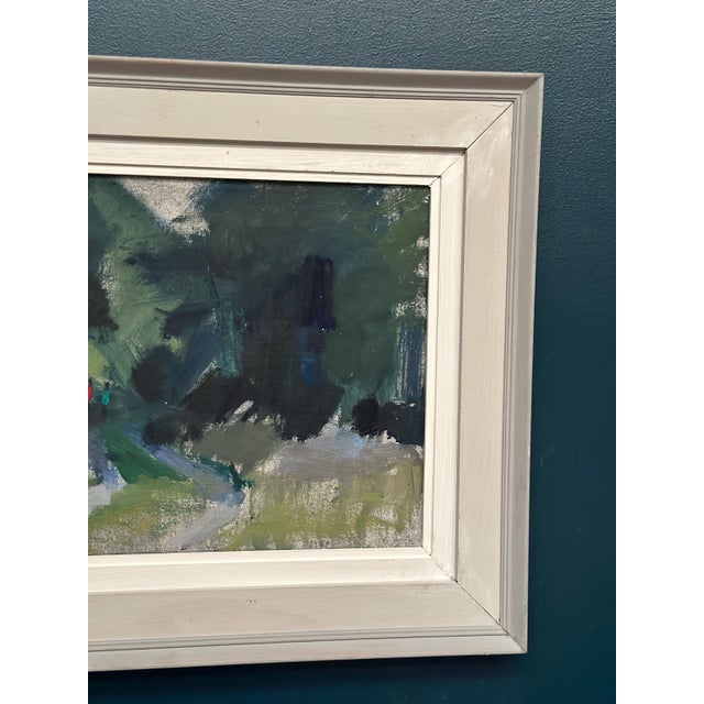 Mid 20th Century Karl Niemann, Figures on Winding Path, 1950s, Oil Painting on Canvas, Framed For Sale - Image 5 of 18