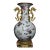 Vintage Gilt Bronze Mounted Porcelain Vase - Famille Rose Floral Motif For Sale