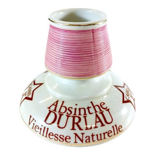 Antique Absinthe Match Strike Pink & White For Sale
