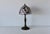 Tiffany and Co. Vintage Tiffany Style Art Nouveau Stained Glass Hummingbird Floral Theme Table Lamp For Sale - Image 4 of 18