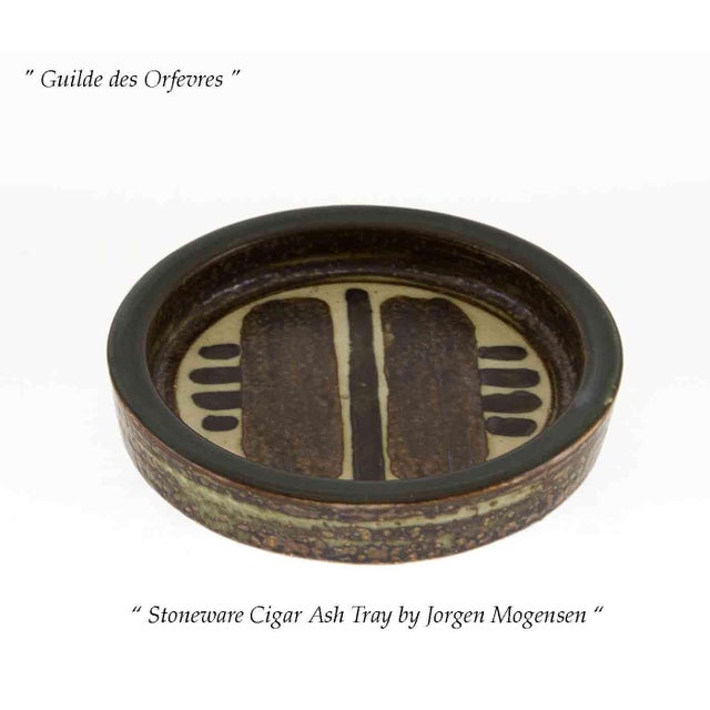 Royal Copenhagen 1960’s Vintage Royal Copenhagen Stoneware Bowl or Cigar Ash Tray For Sale - Image 4 of 5