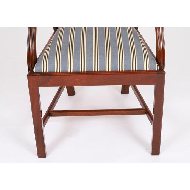 Blue Vintage Chairs by William Tillman, 1980s, Set of 6 For Sale - Image 8 of 17