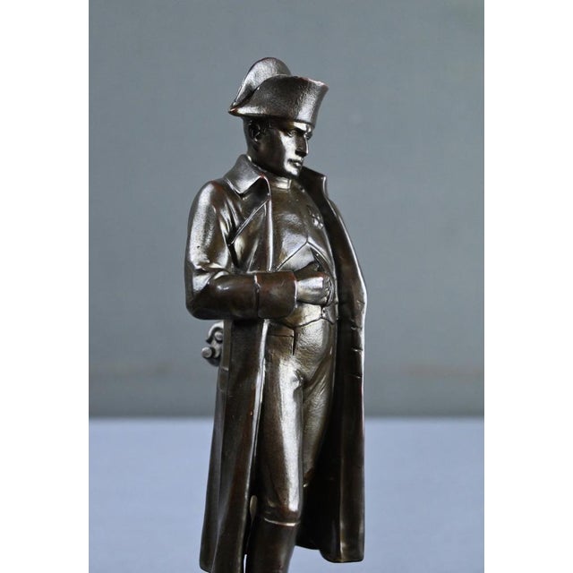 Black Statue of Napoleon Bonaparte, Early 20th Century, Bronze For Sale - Image 8 of 18