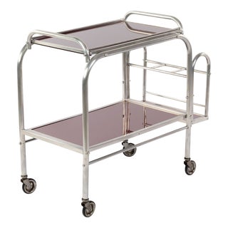 Art Deco Barwagen by Jasques Adnet, 1930s For Sale