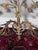 Late 20th Century Pair of Hollywood Regency Style Brass and Metal Wall Sconce, Candlestick Holder, Vine Leaves Design, Candelabra For Sale - Image 5 of 12