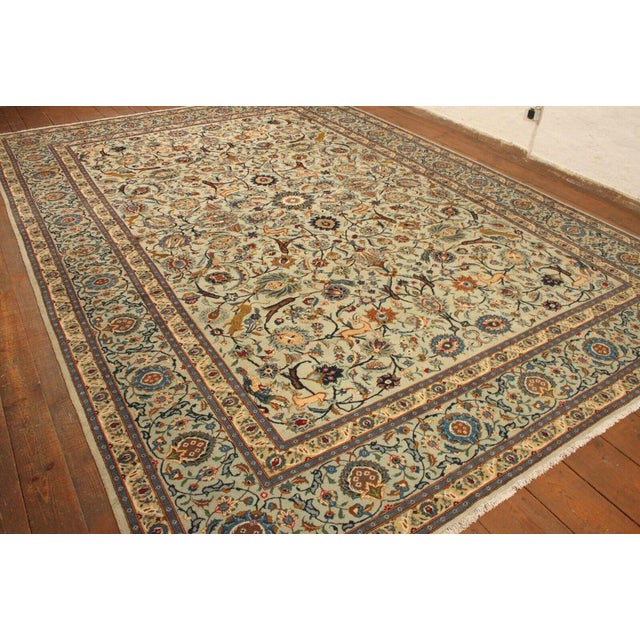 Textile Middle Eastern Hand-Knotted Rug For Sale - Image 7 of 10
