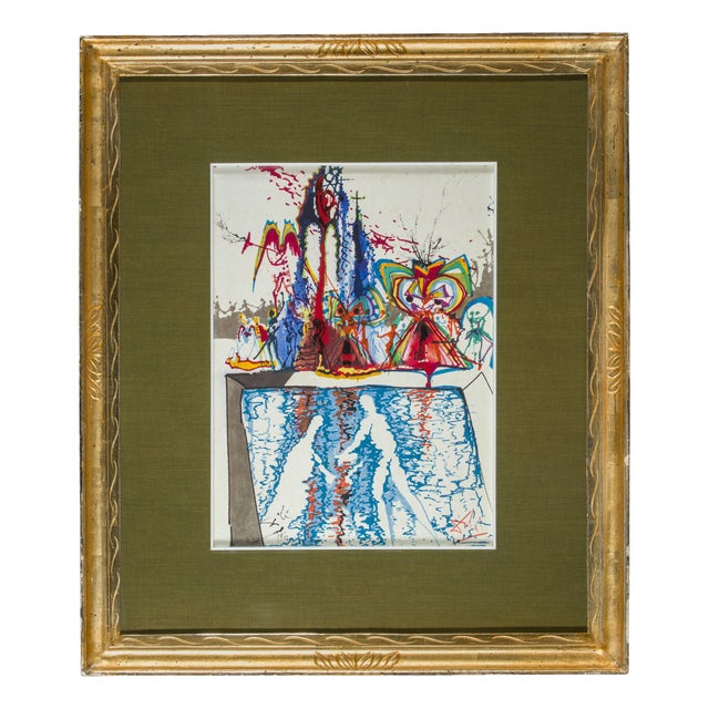 Salvador Dali, Abstract Composition, 1970s, Silkscreen For Sale