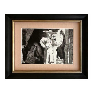 1960s Pablo Picasso Los Toros 99 Picador and Women-1 Framed For Sale