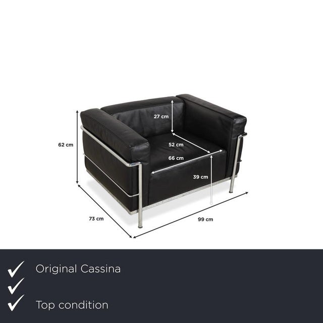 With the lc3 armchair, you bring the so-called "grand confort" into your home – the more spacious, relaxed version of the...