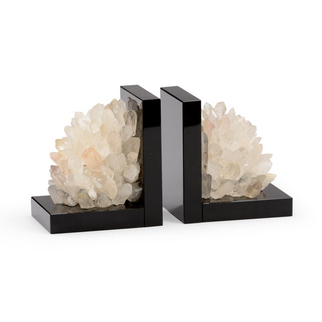 Crystal Bookends A Pair Chairish
