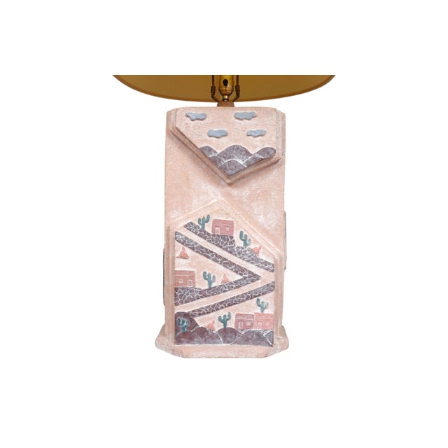 Southwestern Adobe Village Table Lamp For Sale - Image 4 of 7