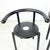 Metal Set of Italian Modern Black Metal Plastic Chairs attributed to Anna Castelli Kartell for Castelli / Anonima Castelli, 1990s For Sale - Image 7 of 17
