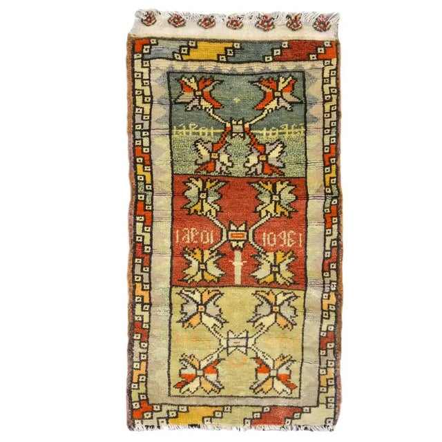 1920s Early 20th Century Turkish Rug For Sale - Image 5 of 5