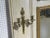 Wood 19th Century Antique Painted French Regency Style Trumeau Mirror For Sale - Image 7 of 13