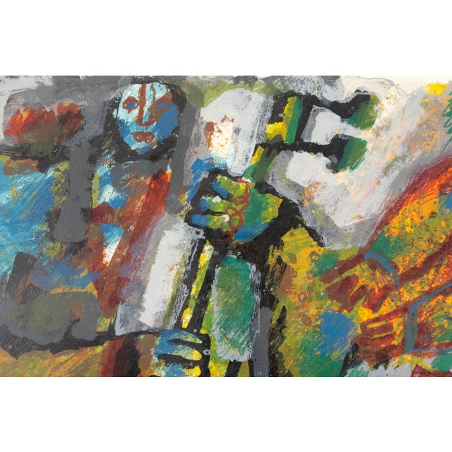 1990s Theo Tobiasse - Serenade Pour Une Muse, C. 1990 Signed Contemporary Lithograph 1 For Sale - Image 5 of 5