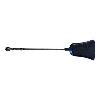 Antique Early 19th Century American Federal Brass & Iron Fireplace Tool - Shovel For Sale