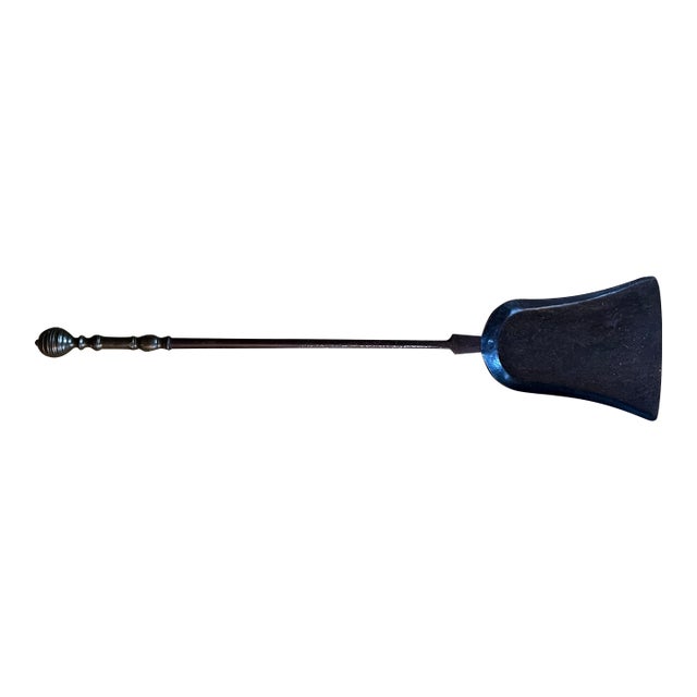 Antique Early 19th Century American Federal Brass & Iron Fireplace Tool - Shovel For Sale