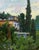 1970s Oil Painting Near the Cottage For Sale - Image 4 of 5