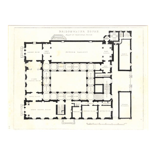 Bridgewater House Plan of Principal Floor For Sale
