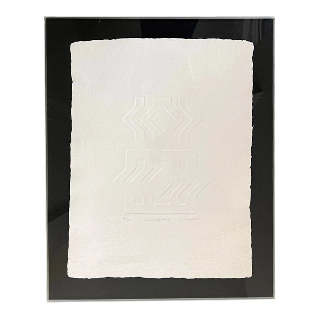 Vintage Signed and Numbered "Positive Negative 6" Etching Artwork For Sale