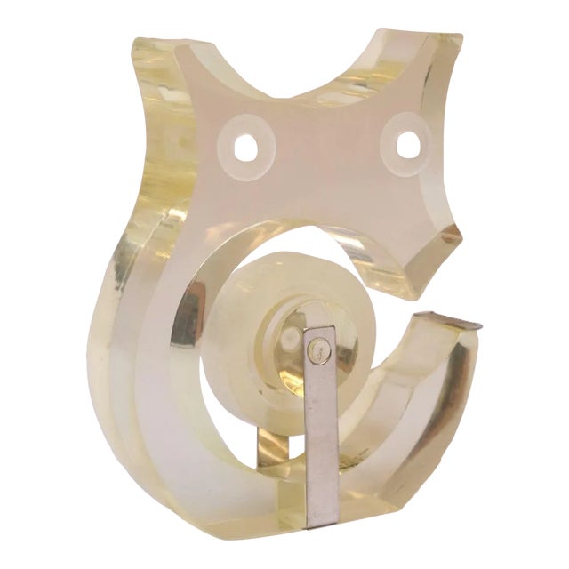 Vintage Two's Company Lucite Owl Tape Dispenser Attributed to Robert P. Gottlieb For Sale